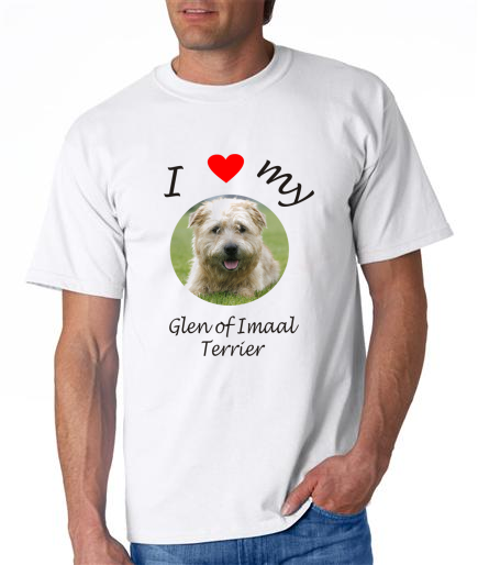 Dogs - Glen of Imaal Terrier Picture on a Mens Shirt
